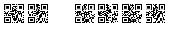 QR font TFB font preview